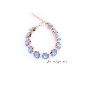 White Opal Lt Vitrail "Elsa" - Bracelet - 12mm